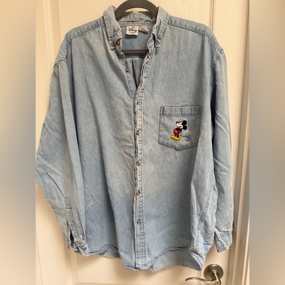 Vintage 90s Disney Store Mickey Shirt